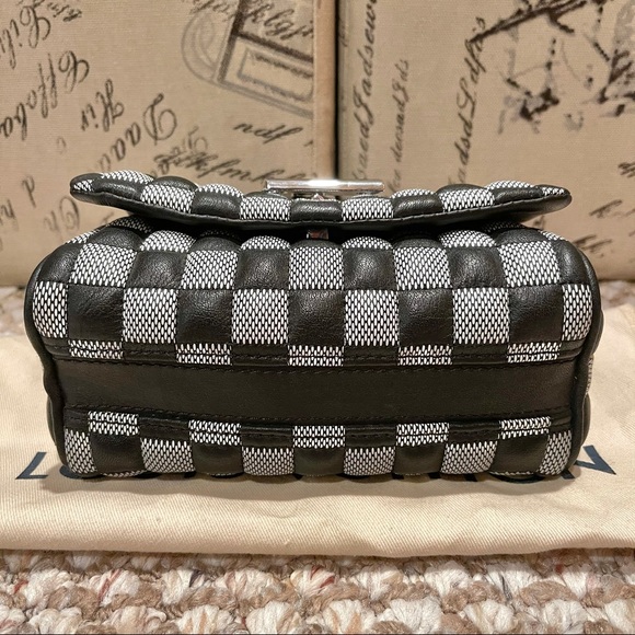 Louis Vuitton Calfskin Damier Twist BB Shouldr Bag - Picture 5 of 16